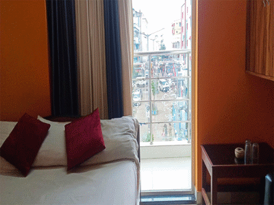 Double Bed AC Sea View, front Sea Facing Balcony