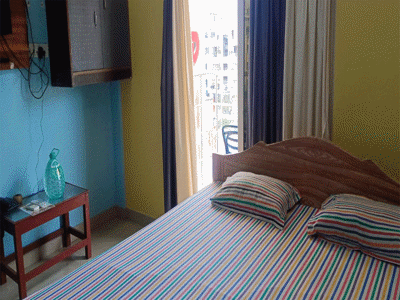 Double Bed AC Sea View, front Sea Facing Balcony