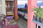 Balcony in the front of rooms for Kanchenjunga View