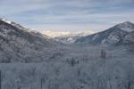 View from Valley facing Room in winter