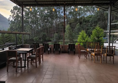 Private villa balcony