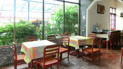 Living room for the breakfast